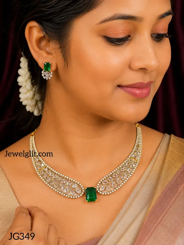 Elegent_AD_Stone_Necklace_With_Earring.