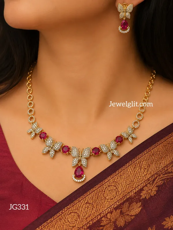 Sparkling_AD_Stone_ButterFly_Necklace_With_Earring