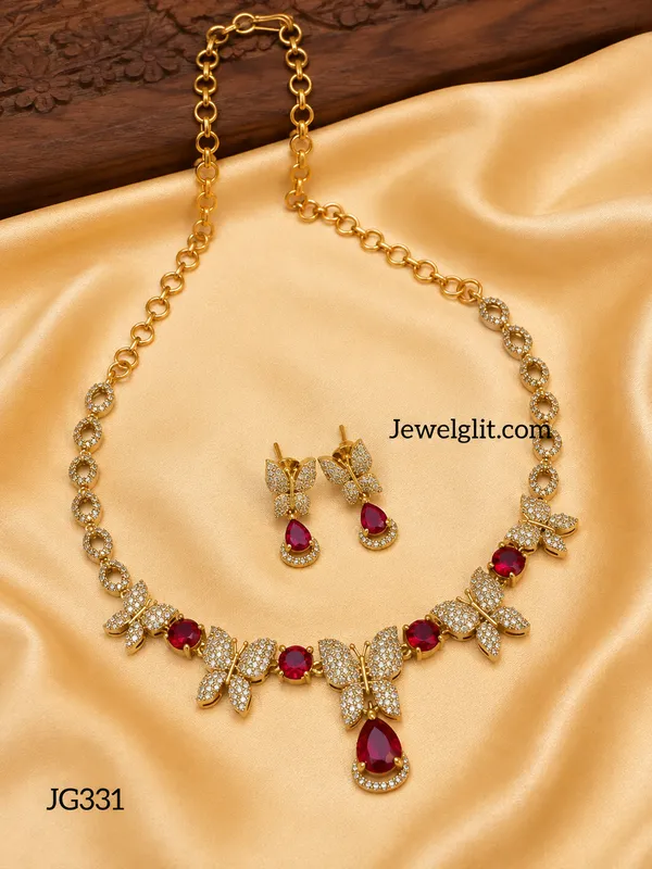 Sparkling_AD_Stone_ButterFly_Necklace_With_Earring