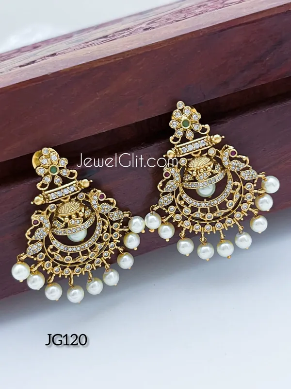 Sparkling_Matte_AD_Stone_Earring.