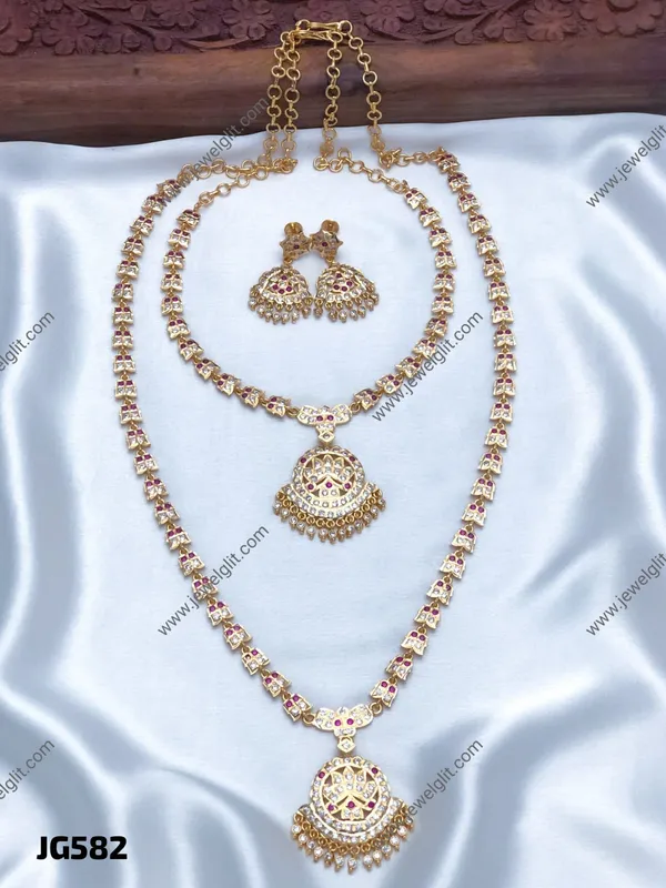 ETHNIC_IMPON_PANCHALOHAM_ATTIGAI_SET_WITH_EARRINGS