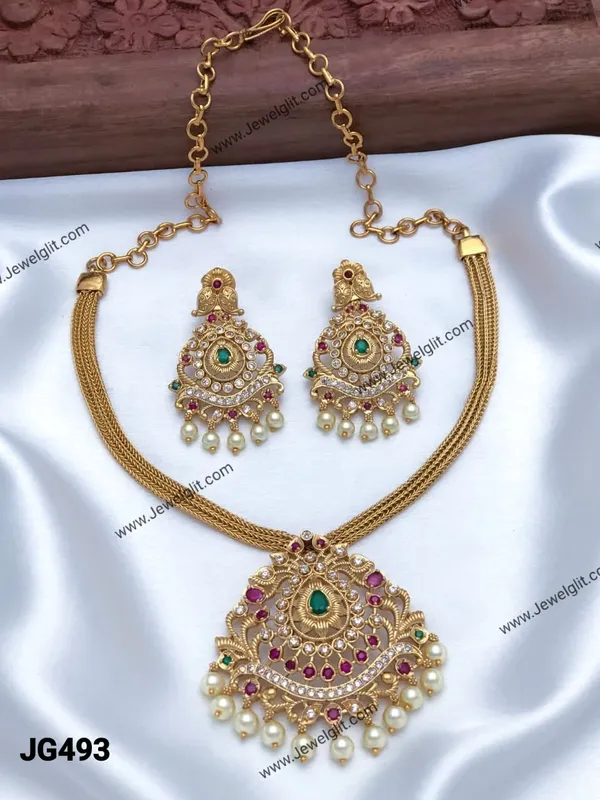ETHNIC_PEARL_DROP_NECKLACE_SET
