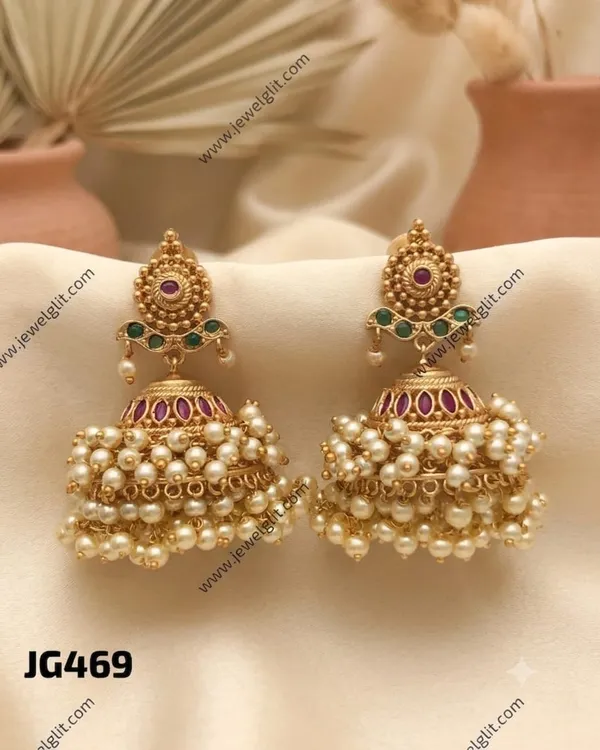 PREMIUM_QUALITY_MATTE_FINISH_KEMP_PEARL_JHUMKA
