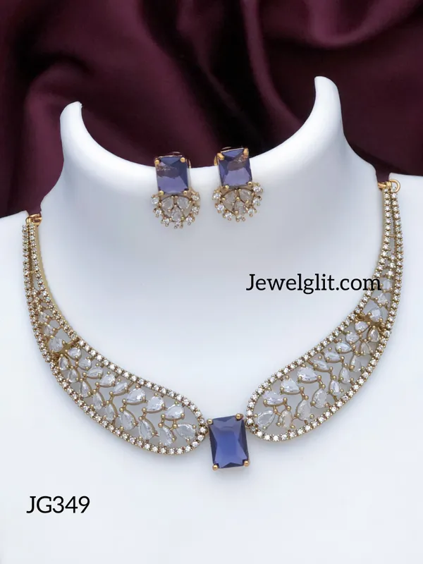 Elegent_AD_Stone_Necklace_With_Earring.