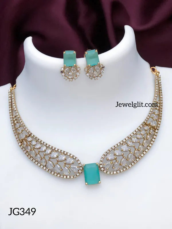 Elegent_AD_Stone_Necklace_With_Earring.
