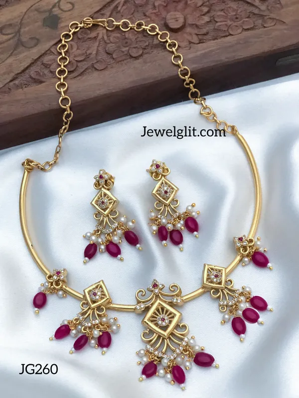 Elegent_AD_Stone_Necklace_With_Earring.
