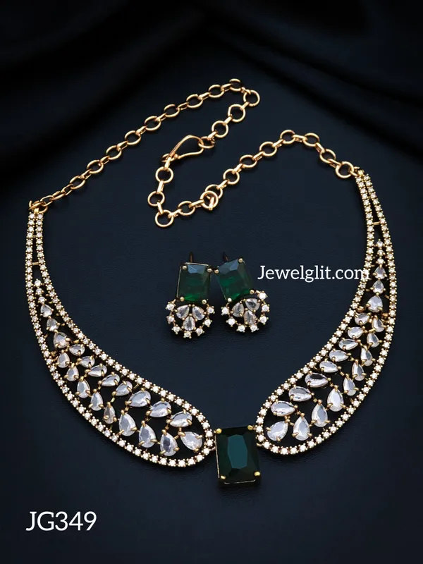 Elegent_AD_Stone_Necklace_With_Earring.