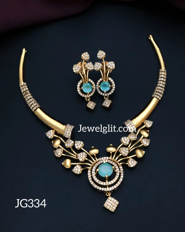 Elegent_AD_Stone_Necklace_With_Earring.