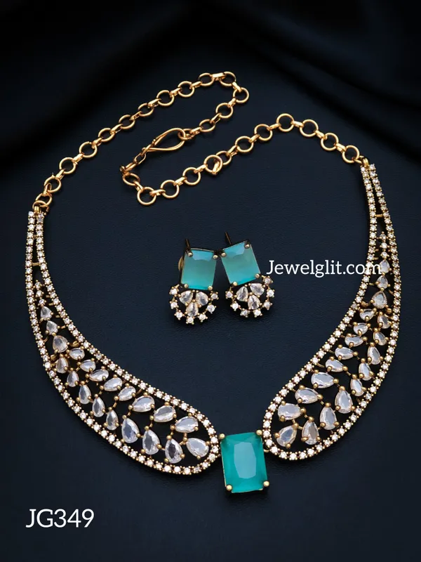 Elegent_AD_Stone_Necklace_With_Earring.