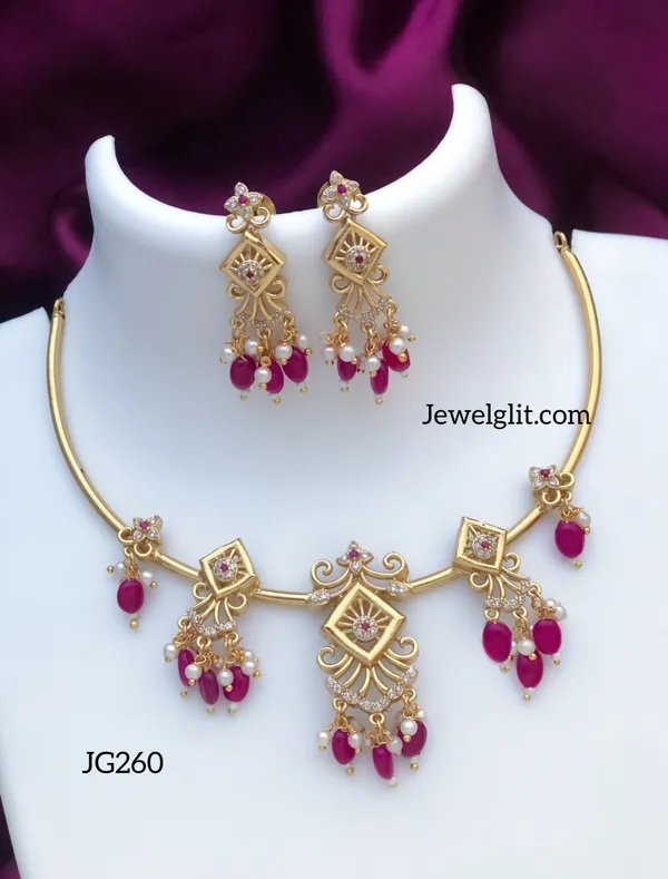 Elegent_AD_Stone_Necklace_With_Earring.