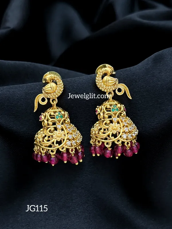 Elegent_Traditional_Peacock_Jhumka.
