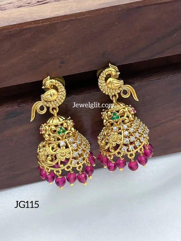 Elegent_Traditional_Peacock_Jhumka.