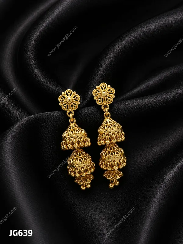 Classic_Micro-Plated_Temple_Style__2_layer_Jhumka_Earrings