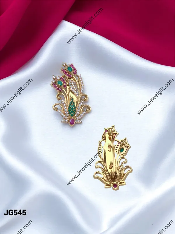 GOLDEN_FEATHER_SAREE_PIN