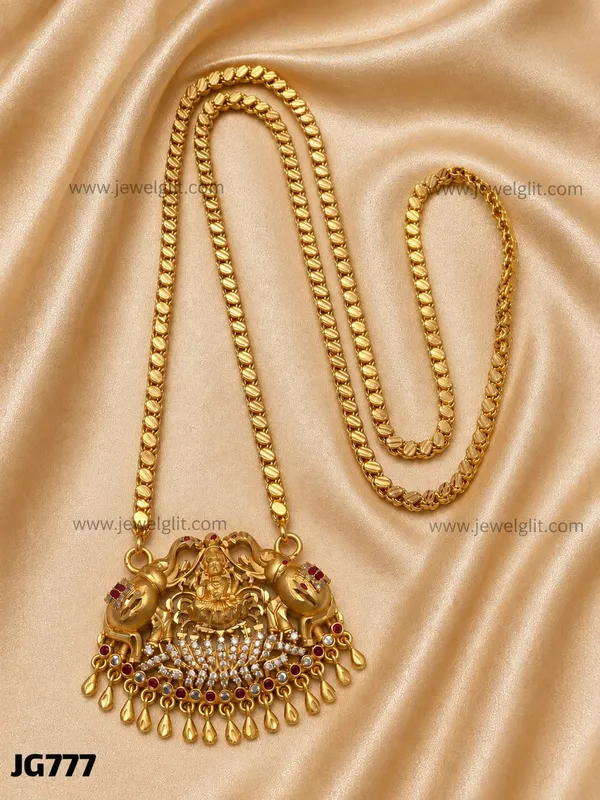 Traditional_Lakshmi_Elephant_Temple_Gold_Plated_Long_pendent_and_chain_with_AD_White_&_Ruby_Stones_for_Women