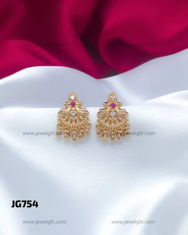 Gold_Plated_CZ_Stone_Traditional_Chandbali_Earrings_for_Women_&_Girls
