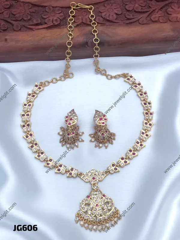 HERITAGE_IMPON_PANCHALOHAM_STONE_ATTIGAI_WITH_EARRING