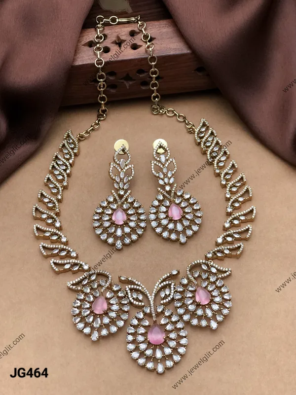 IMITATION_AD_STONE_NECKLACE_WITH_EARRING