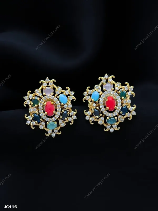 IMITATION_NAVARATHNA_STUD