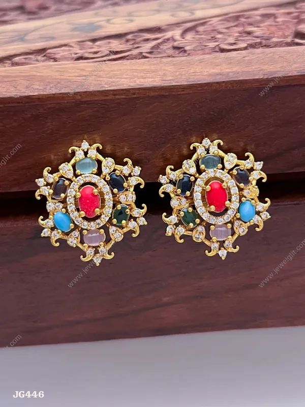 IMITATION_NAVARATHNA_STUD