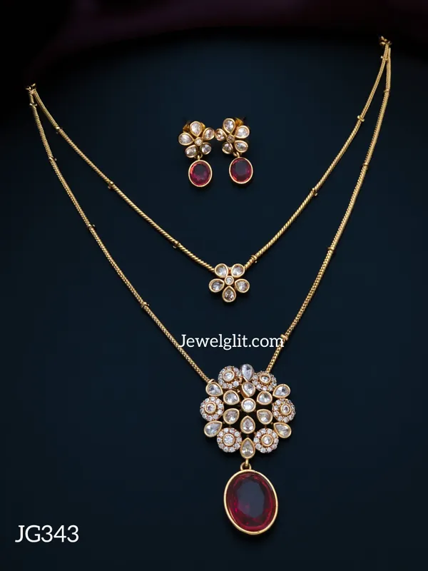 Imitation_AD_Stone_Necklace_With_Earring