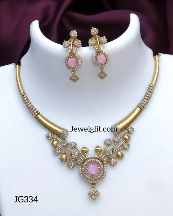 Imitation_AD_Stone_Necklace_With_Earring