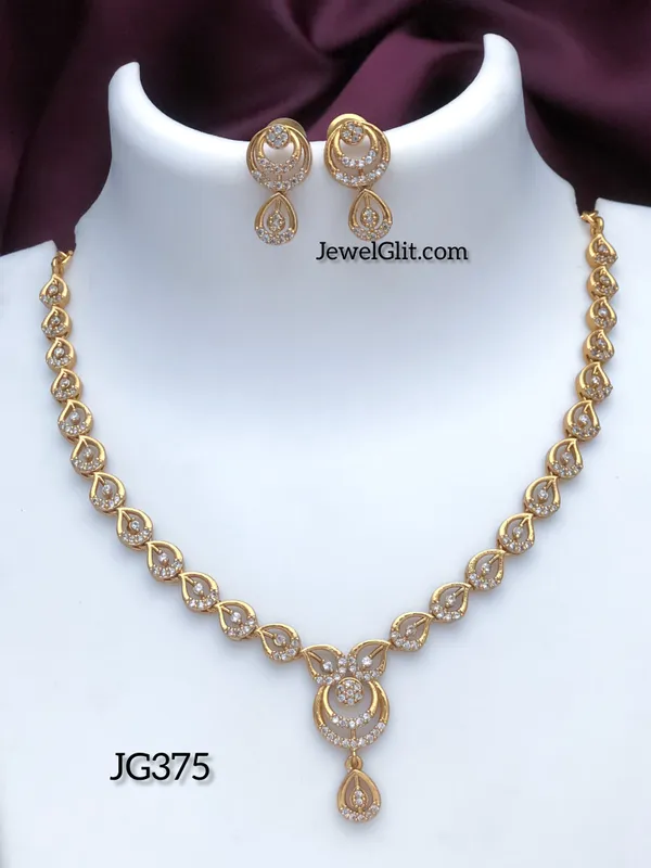 Imitation_AD_Stone_Necklace_With_Earring