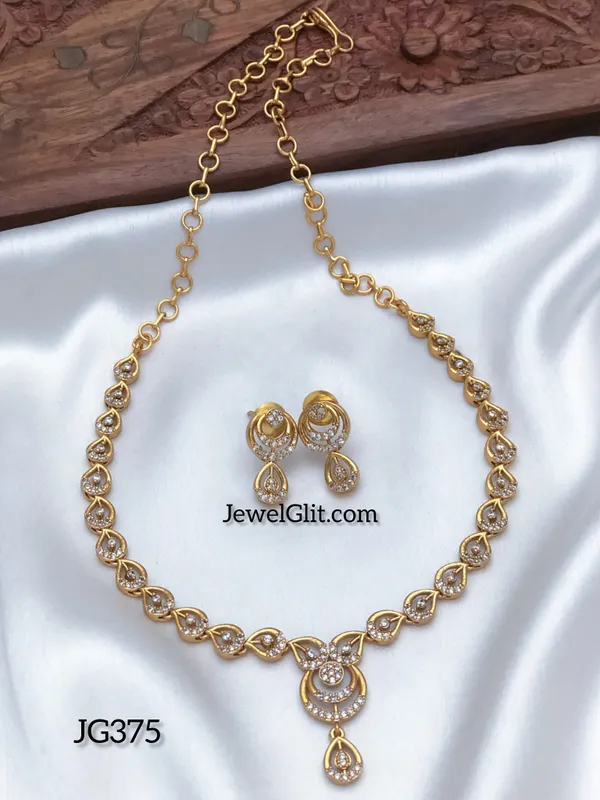 Imitation_AD_Stone_Necklace_With_Earring