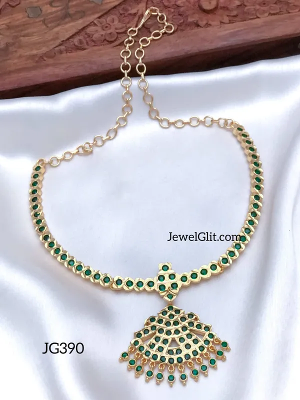 Impon_Panchaloha_Stone_Necklace