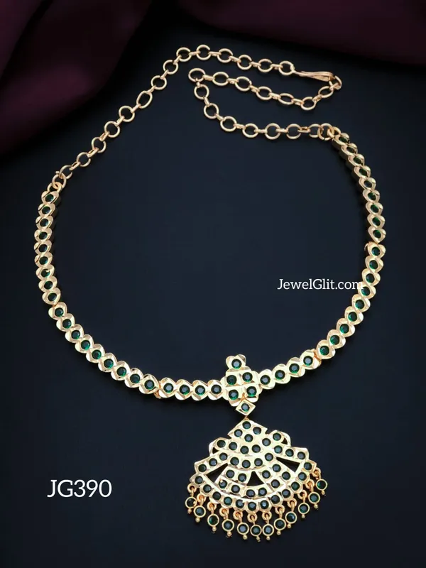 Impon_Panchaloha_Stone_Necklace