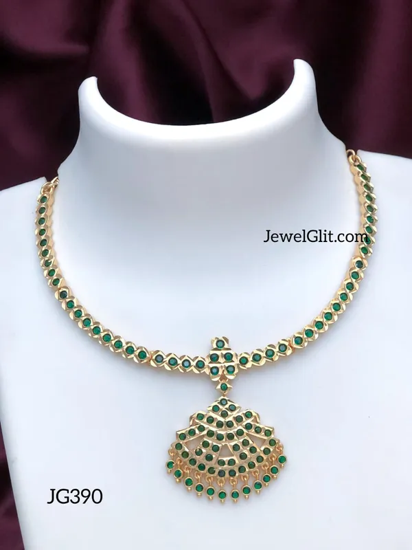 Impon_Panchaloha_Stone_Necklace