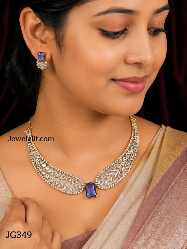 Elegent_AD_Stone_Necklace_With_Earring.