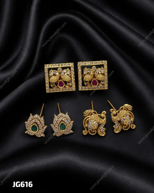 STYLISH_MATTE_FINISH_AD_STONE_CHANGEABLE_EARRINGS