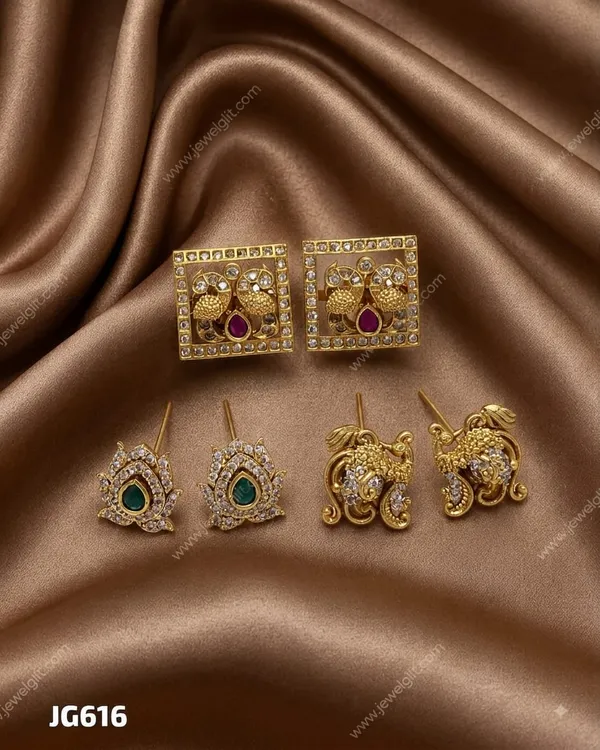 STYLISH_MATTE_FINISH_AD_STONE_CHANGEABLE_EARRINGS