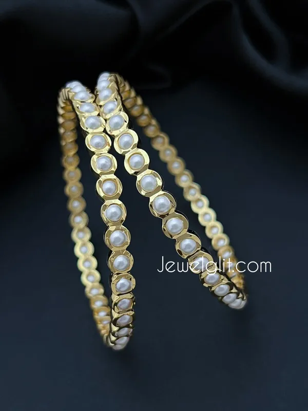 Classic_Pearl_Stone_Finish_Impon_Bangle
