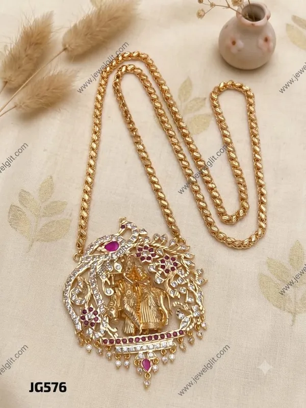 RADHA_KRISHNA_LOVE_PENDANT_CHAIN