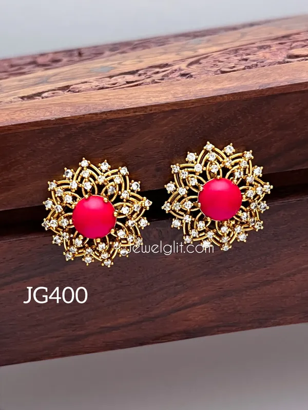 RED_PEARL_STONE_STUD_EARRING