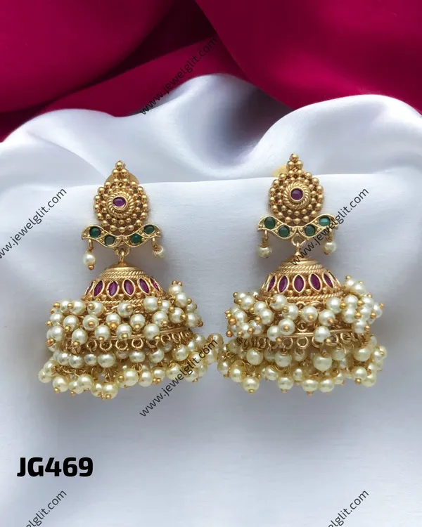 PREMIUM_QUALITY_MATTE_FINISH_KEMP_PEARL_JHUMKA