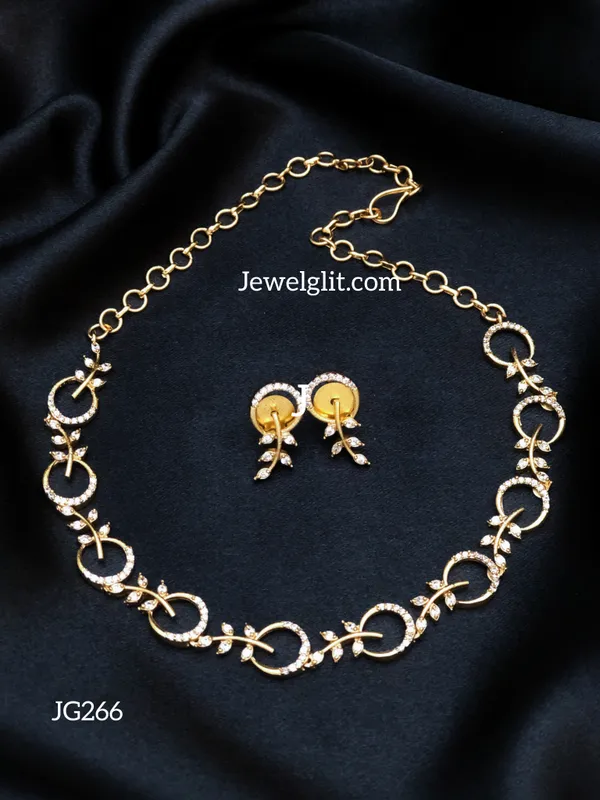Pretty_AD_Stone_Necklace_With_Earring.