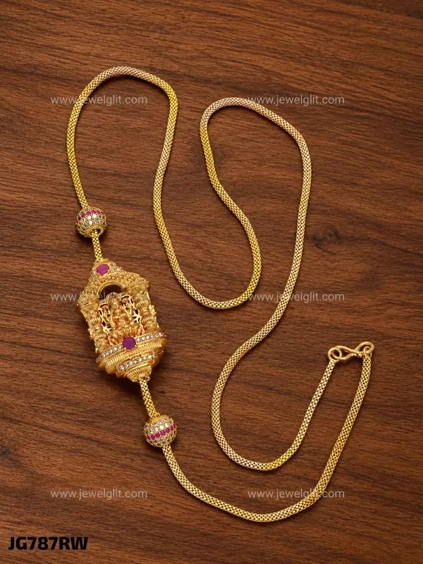 Traditional_Lakshmi_Temple_Ruby_white__Pendant_and_mop_chain