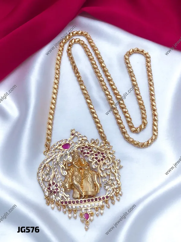 RADHA_KRISHNA_LOVE_PENDANT_CHAIN