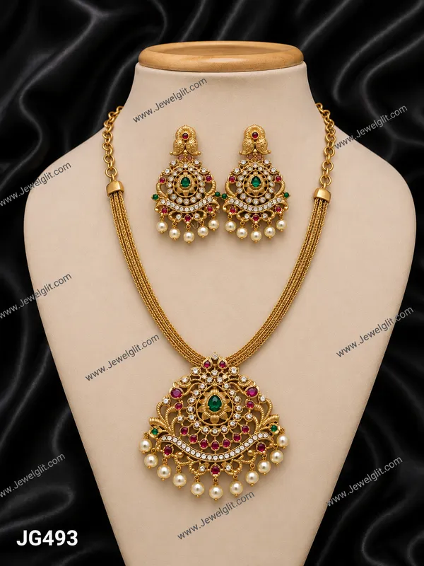 ETHNIC_PEARL_DROP_NECKLACE_SET