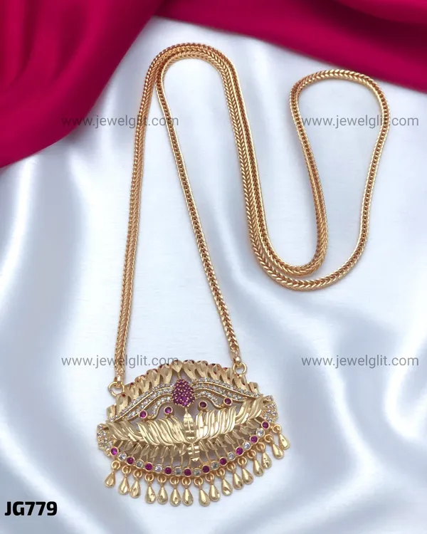 Royal_Lotus_Peacock_Gold-Plated_Pendant_and_Chain
