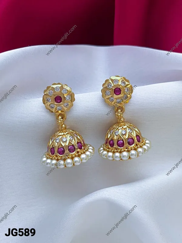 Royal_Ruby_Pearl_Dome_Jhumka