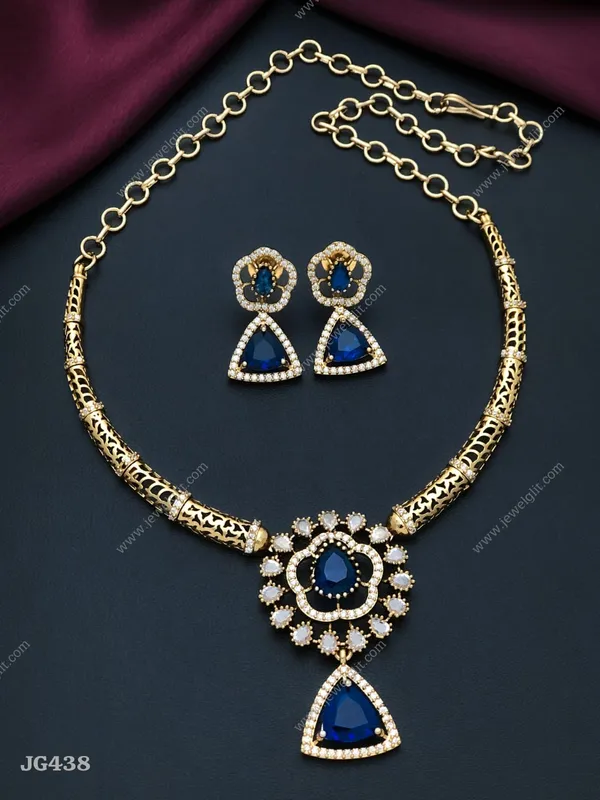 SPARKLING_AD_STONE_NECKLACE_BLUE
