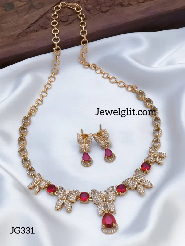 Sparkling_AD_Stone_ButterFly_Necklace_With_Earring