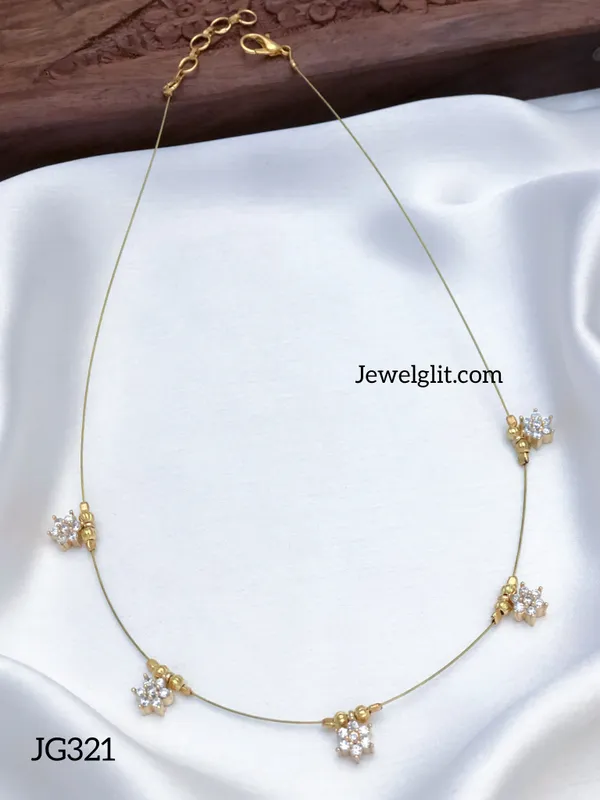 Sparkling_AD_Stone_Invisible_Star_Necklace