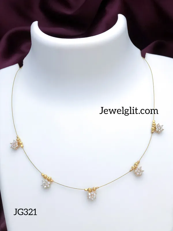 Sparkling_AD_Stone_Invisible_Star_Necklace