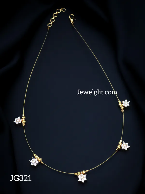 Sparkling_AD_Stone_Invisible_Star_Necklace