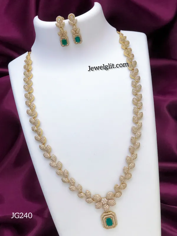 Sparkling_AD_Stone_Long_Haram_With_Earring.